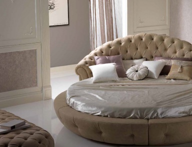 Rundes Doppelbett Estro Kapitone, Piermaria (rundes Bett)