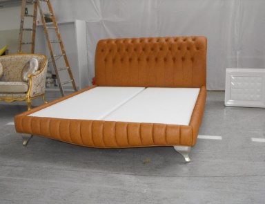 Doppelbett aus Naturholz Asia, TreCi Salotti