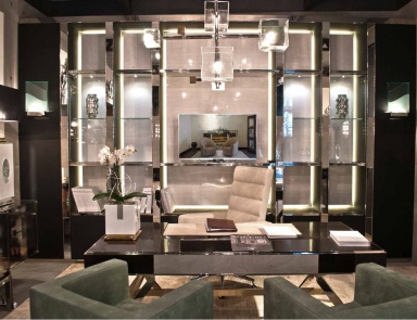 Die Wand der Bibliothek Showroom, Arte Veneziana (Bibliothek)