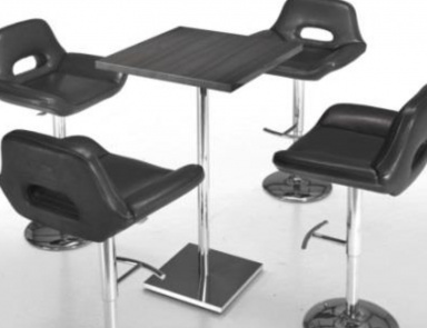 Tisch Bartisch aus Aluminium und Karbon V066, Formitalia