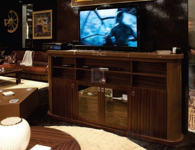 Unterschrank für TV in der Dekoration aus Palisander-Holz-Movies A ' Round, Formitalia
