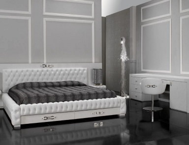 Für das Schlafzimmer eingerichtet garniert стежкой - Capito Lexington, Formitalia (Bett bench)