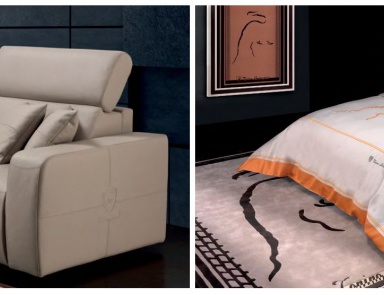 Schlafsofa in Lederpolsterung TL710, Formitalia