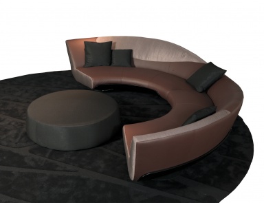 Hocker - Tisch Runde Form Pouf, Formitalia
