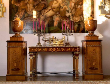 Dekorative Säule mit Vase T73, Zanaboni (Accessoire für das Wohnzimmer)