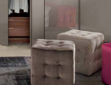 Hocker mit weicher Polsterung Ice, Besana