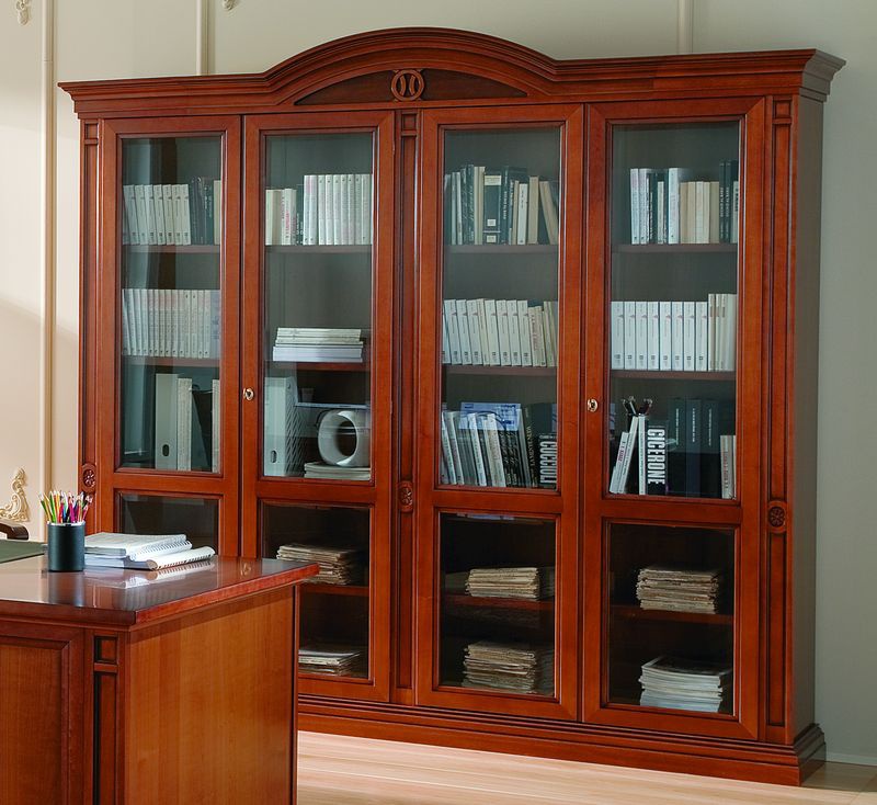 Bibliothek im klassischen Stil aus Holz Nabucco, Maronese