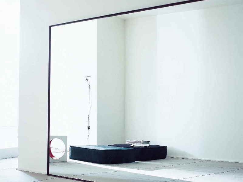 Planierraupe Spiegel auf Metallrahmen, Reflection - Porro