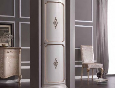 Schrank Ecke mit elegant geschnitzten Dekor Torino, Arve Style
