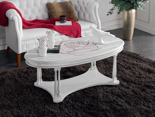 Couchtisch mit Regal Mirandola Export