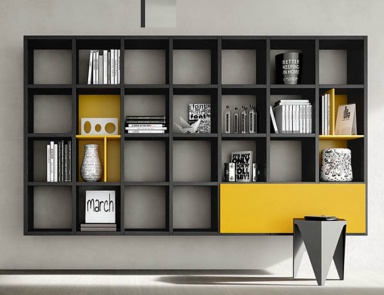 Bücherregal mit offenen Regalen Slim, ACF International