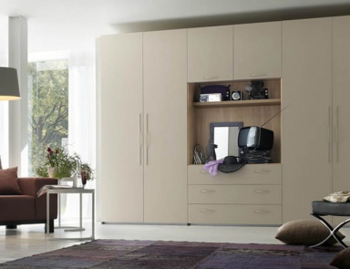 Kleiderschrank mit offenen Regalen Wardrobe Collection, ACF International