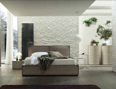 Doppelbett кроватьс hohem Kopfteil Jolly, ACF International.