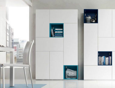 Baukastensystem mit offenen und geschlossenen Abschnitten Kubo Collection, ACF International