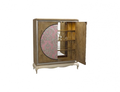 Bartisch Schrank Vauvert Türen mit Scharnieren, French Heritage