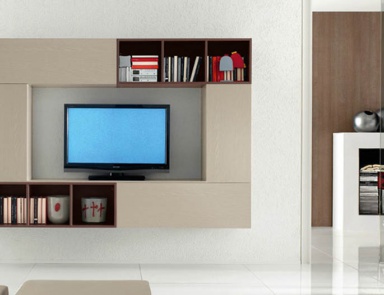 Modulares System mit offenen Regalen Kubo Collection, ACF International