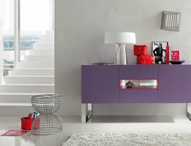 Kommode mit einem offenen Regal Kubo Collection, ACF International