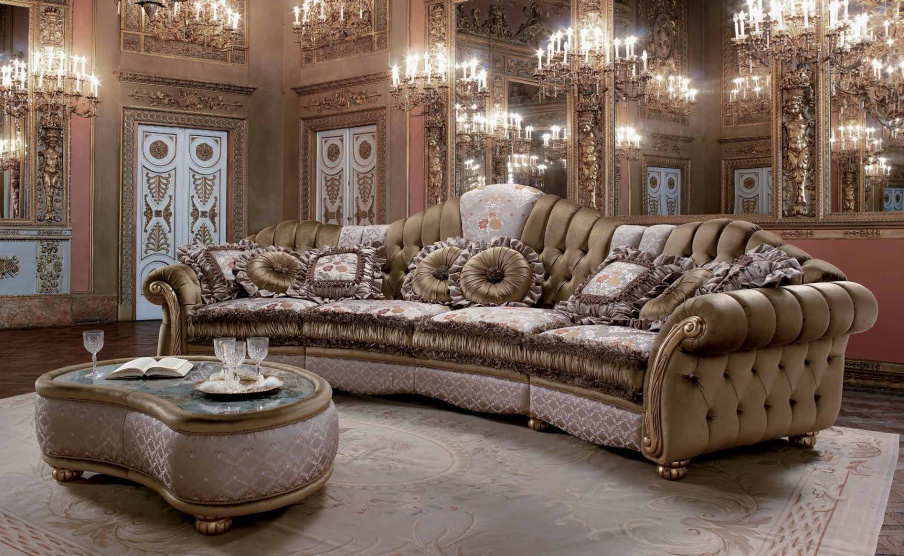 Halbrunde Sofa Vanity, SAT Export