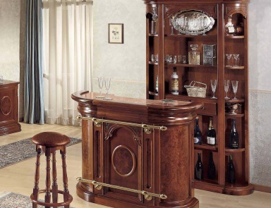 Bar (Headsets für die Bar) mit offenen Regalen, Mirandola Export