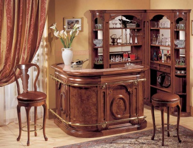 Bar (Headsets für die Bar) mit Platz für Mini-Kühlschrank, Mirandola Export