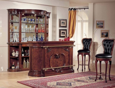 Bar (Headsets für die Bar) mit Glasböden, Mirandola Export