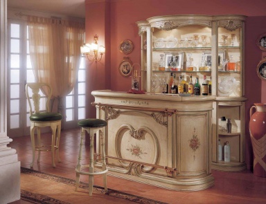 Bar (Headsets für die Bar) mit dekorativen Muster, Mirandola Export