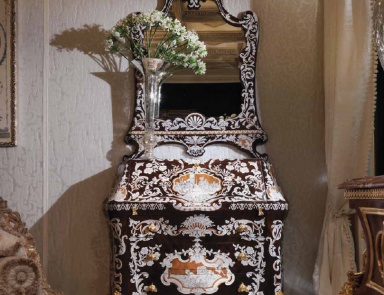 Wandspiegel Eiskunstlauf, Ezio Bellotti (Garderoben Barock, Rokoko)