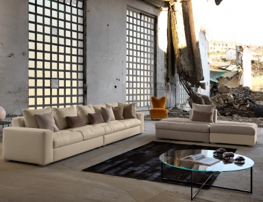 Sofa Bett modularer Exton, Domingo Salotti