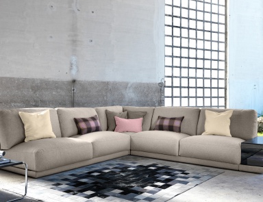 Sofa mit Modulen für die Speicherung von Doyle, Domingo Salotti