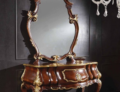 Konsole aus Holz Veneziana, Scappini & C
