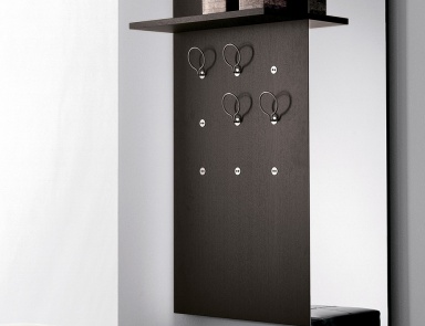 Aufhänger Wand-Entry, Longhi (Aufhänger Regal für das Wohnzimmer und den Flur, Italien)