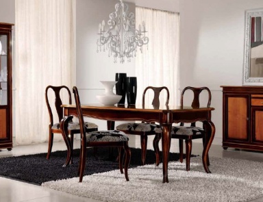 Esszimmer (Garnitur für Esszimmer) Ottocento Italiano, Beta Mobili