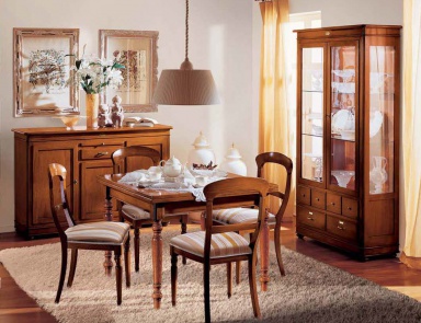 Esszimmer (Garnitur für Esszimmer) Ottocento Italiano, Beta Mobili