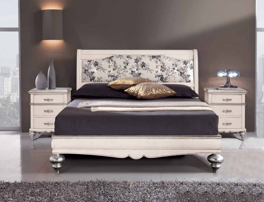 Doppelbett mit hohem Kopfteil, Mirandola Export