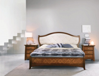 Headsets für das Schlafzimmer aus Holz und Leder Naima, Arve Style