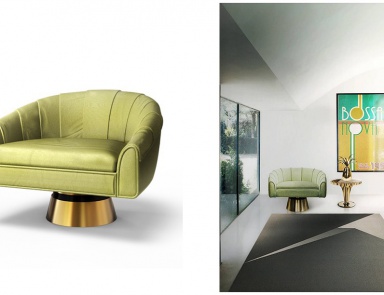 Sessel auf Touch-Basis aus Messing Betania, DELIGHT