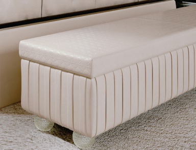 Bench weiches Bett, Plisse, Reflex Angelo