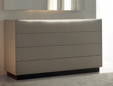 Kommode mit vier Schubladen Luna, Reflex Angelo (glamorous-Möbel)