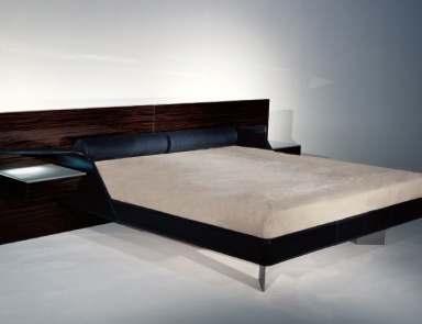 Doppelbett auf einem Rahmen aus Holz Aliante, Reflex Angelo (Bett mit Beleuchtung)
