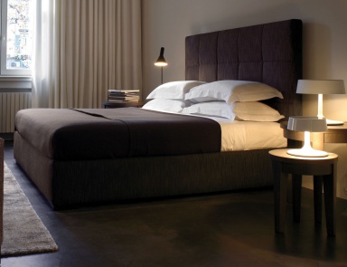 Doppelbett auf einem Rahmen aus Massivholz Bardot, Meridiani
