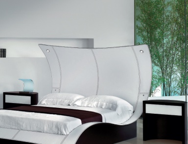 Doppelbett mit Beleuchtung Mega Butterfly, Reflex Angelo (Möbel Hightech)
