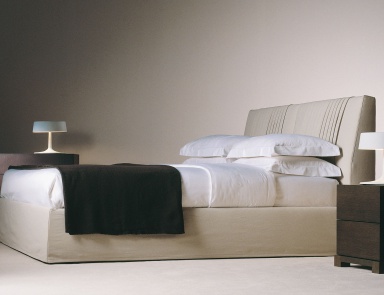 Doppelbett auf einem Rahmen aus Massivholz Andrews, Meridiani
