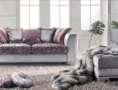 Sitzmöbel Garnitur aus einem array in textilbezügen Glamour, Tosconova