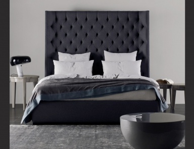 Doppelbett mit hohem Kopfteil Thurman, Meridiani