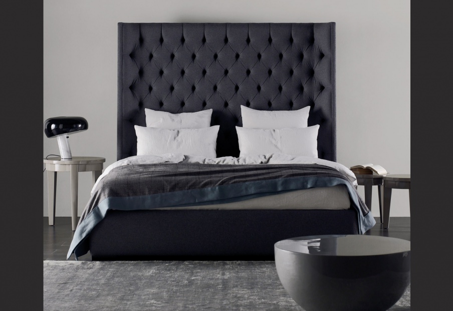 Doppelbett mit hohem Kopfteil Thurman, Meridiani