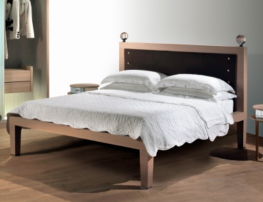 Doppelbett auf einem Rahmen aus Eiche Lido, Reflex Angelo