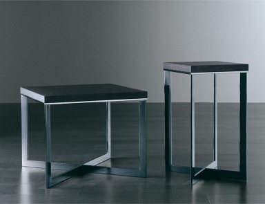 Beistelltisch Couchtisch auf Metallrahmen Cross, Meridiani