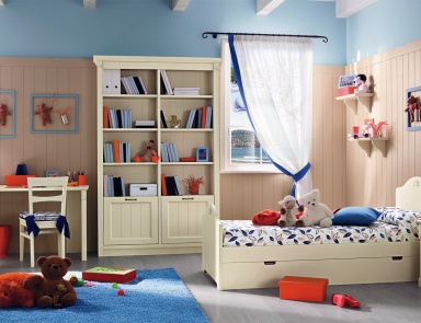 Für das Schlafzimmer eingerichtet mit einem Einzelbett LUNA, Callesella