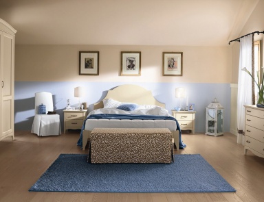 Für das Schlafzimmer eingerichtet mit Doppelbett Campana, Callesella