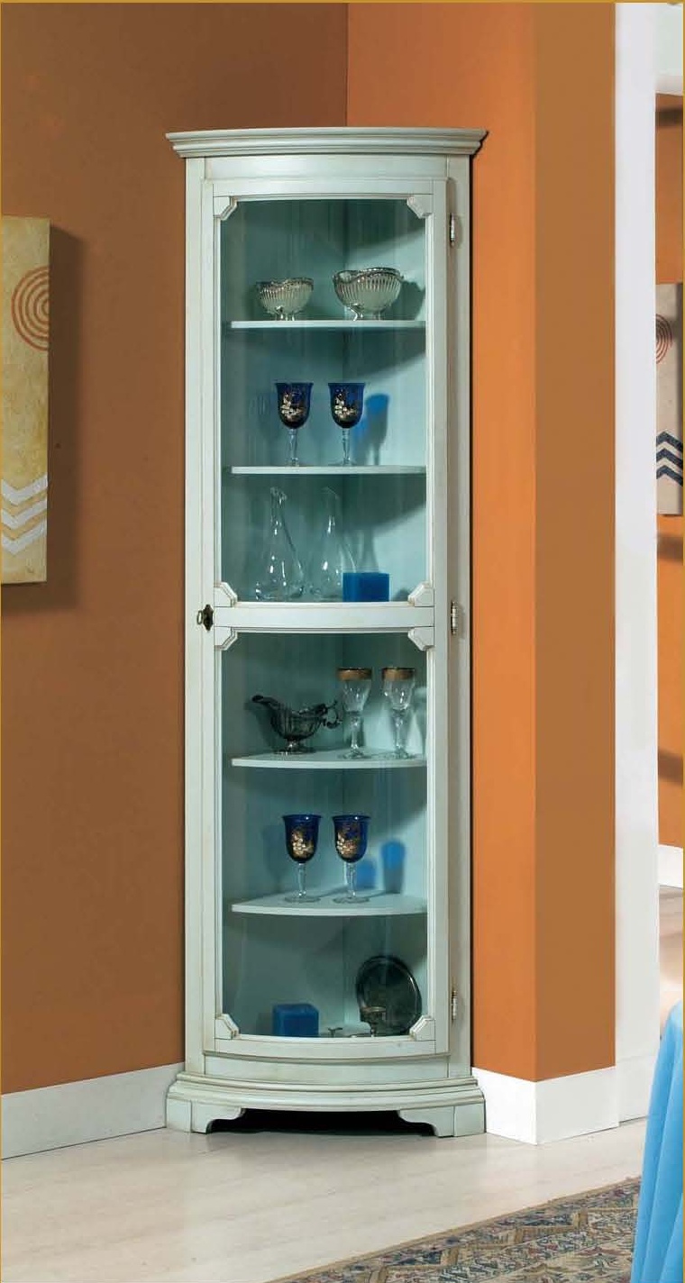 Eck-Vitrine mit halbrunden Fassade, Export Mirandola